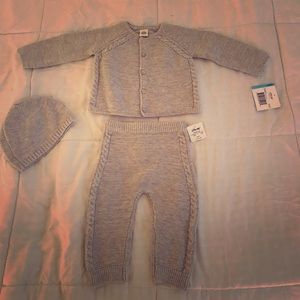 Little Me Grey Sweater Set